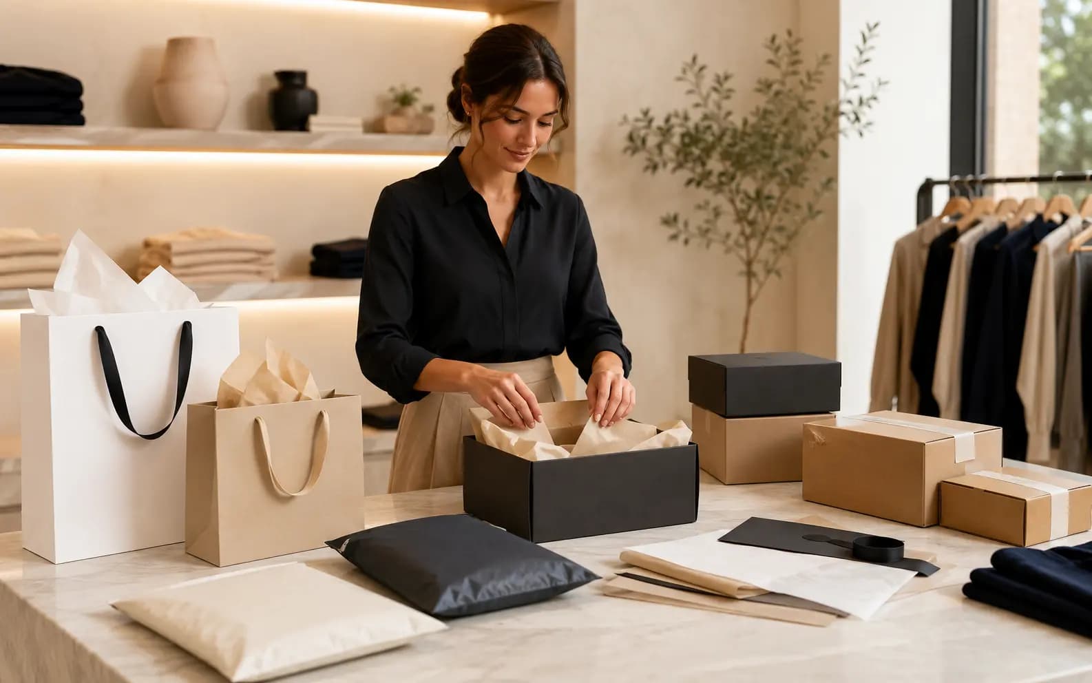 Premium retail and ecommerce packaging